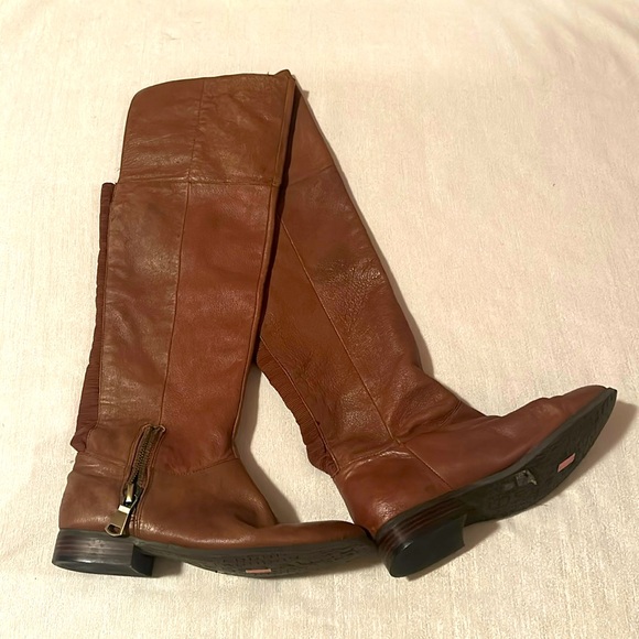 Chinese Laundry Shoes - Chinese Laundry Women’s Over the Knee Brown W/ Zipper Size 7.5